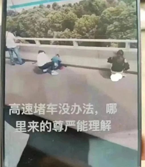 国庆堵车惊现女司机高速排尿，专家：不会对桥体造成危害？_绅士次元