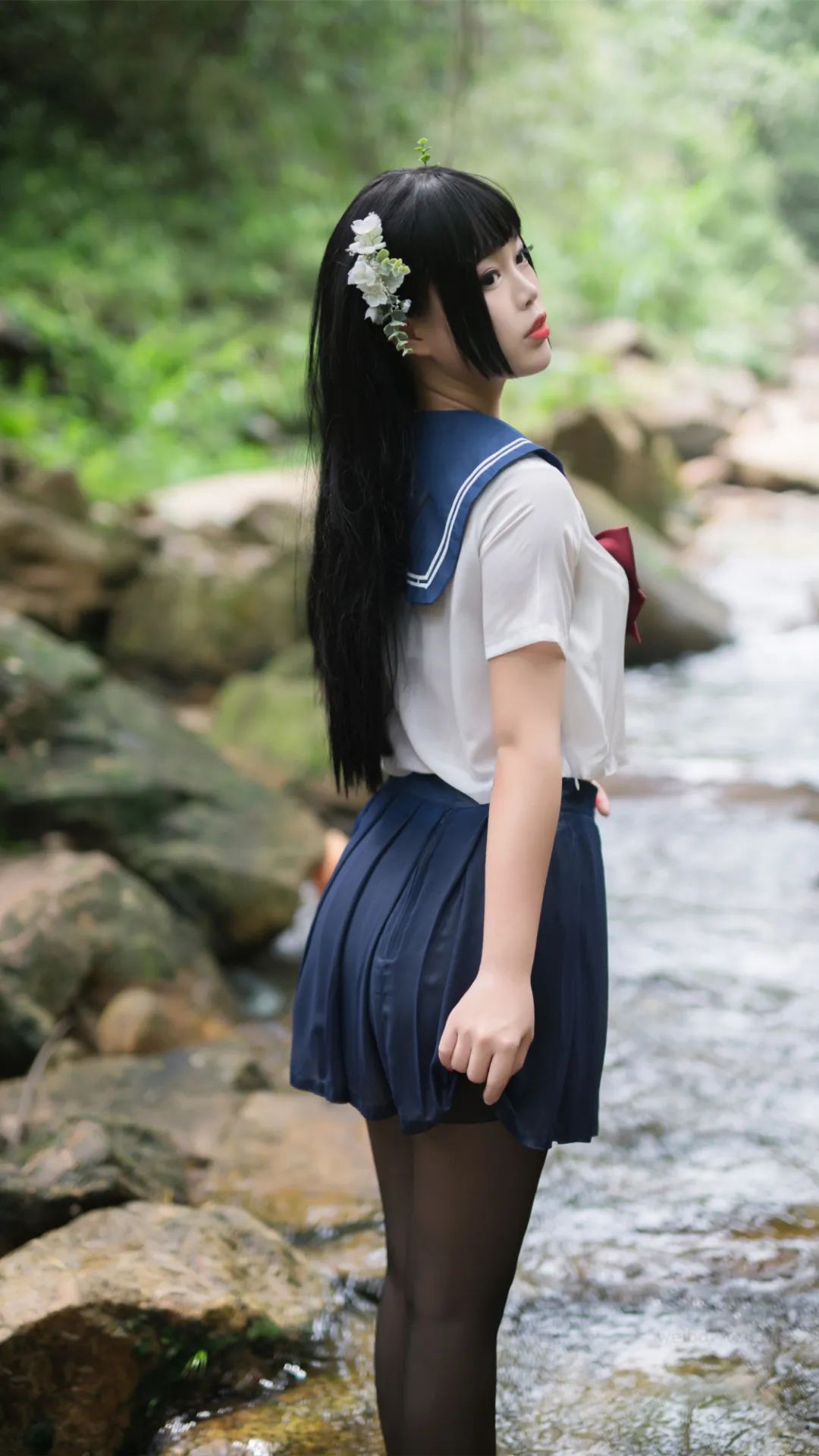 森萝财团之风之领域（JK绝对领域）写真摄影赏识_绅士次元
