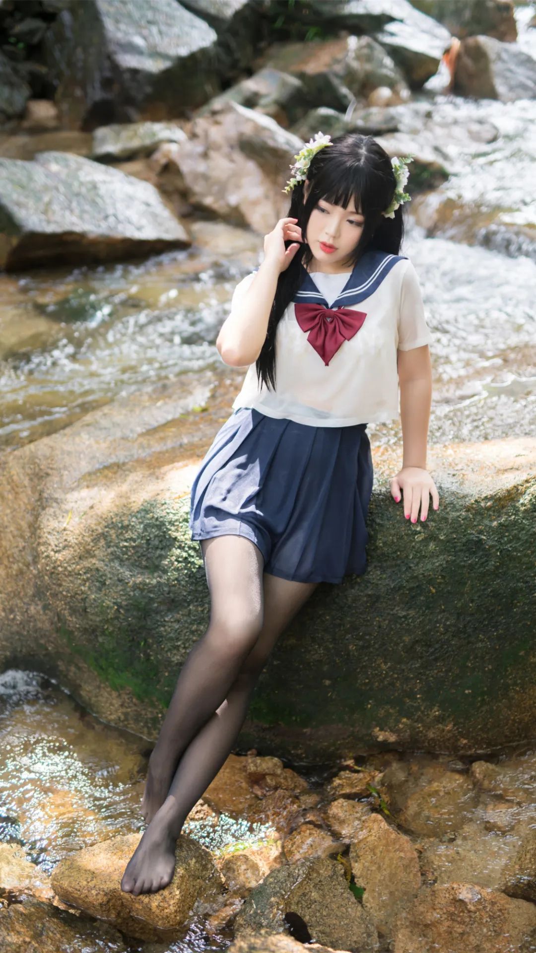森萝财团之风之领域（JK绝对领域）写真摄影赏识_绅士次元