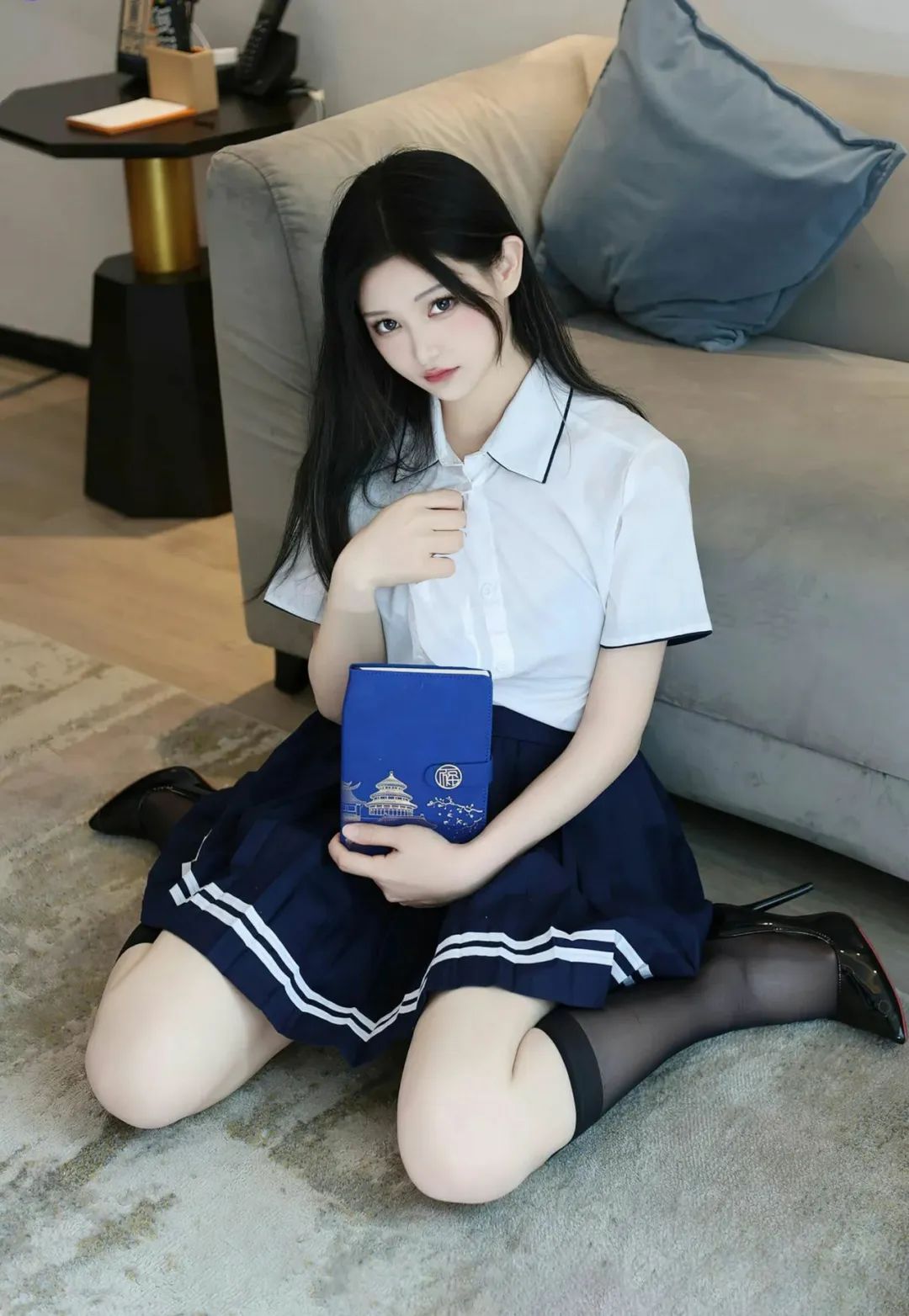 大橘写真：高跟JK少女，大橘写真作品大全赏析_绅士次元